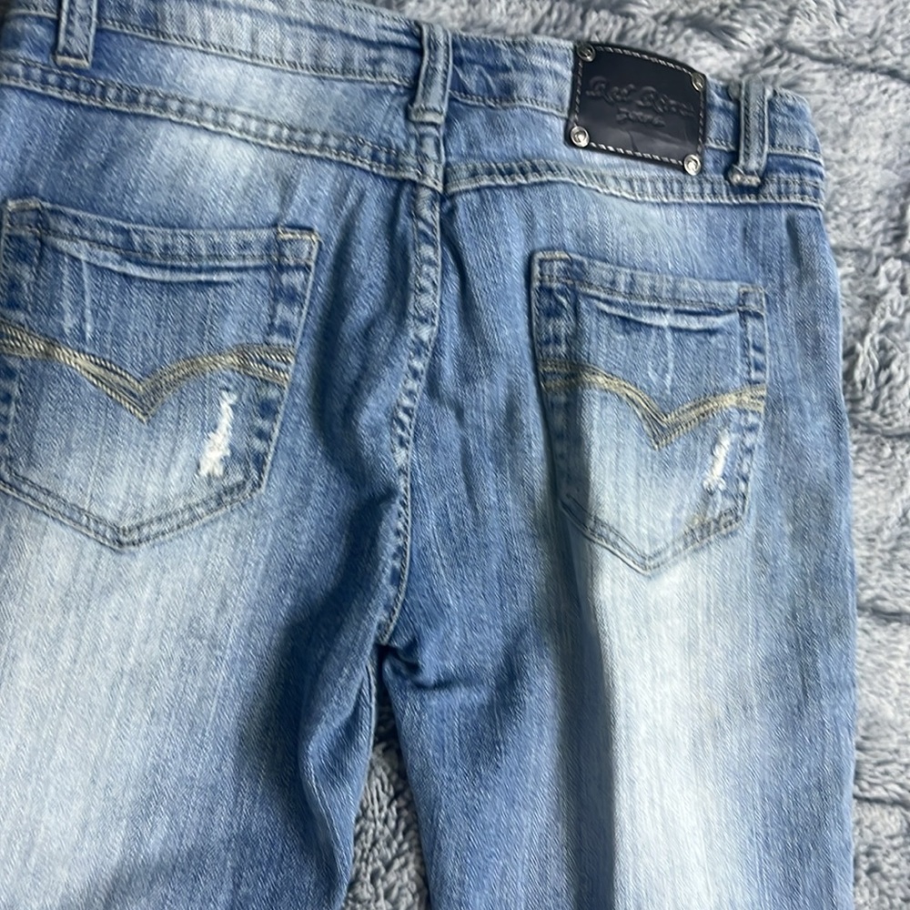 Red Rivet Jeans - Picture 3 of 3